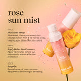 Rose Sun Mist, SPF 50+