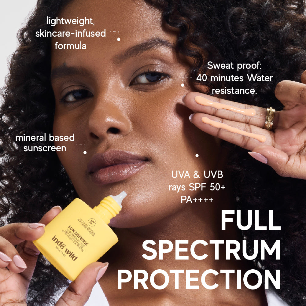 Sun Defense Sun Defense Mineral Sunscreen SPF 50+ Glow Drops PA++++ – indē wild IN